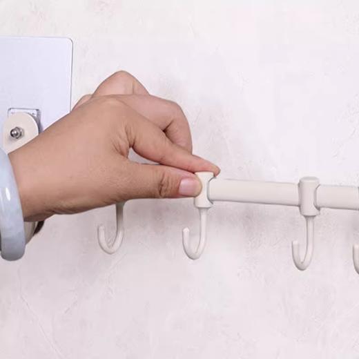 奇丽屋铝出奇兵可调式6勾吊挂架 商品图2