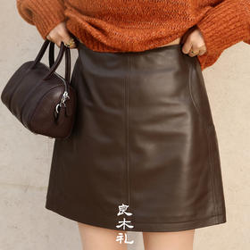 【部分现货】良木礼绵羊皮短裙（Q2593701）