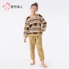 都市丽人睡衣男童女童蛋白绒家居服长袖长裤童装摇粒绒套装JHH9C3 商品缩略图4