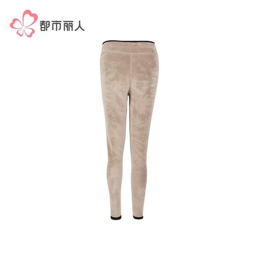 都市丽人打底裤女士保暖裤雅赛尔复合绒多层厚九分女裤LLH4E1 商品图9