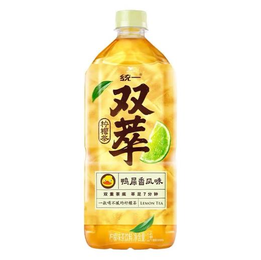 统一双萃鸭屎香柠檬茶1L清香解腻夏日必备 商品图0