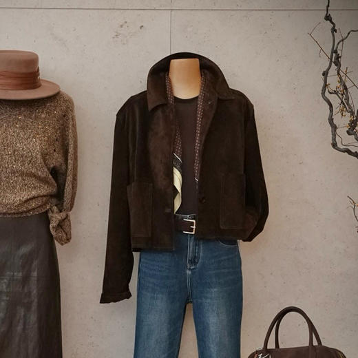 【预售7天】良木礼绵羊皮外套（Q259157） 商品图1