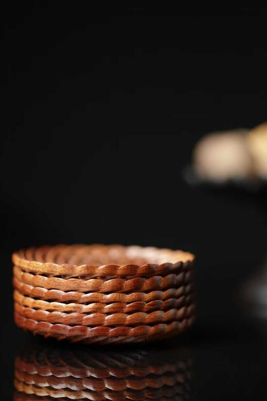 镂空编织纹·非洲酸枝杯垫 商品图6