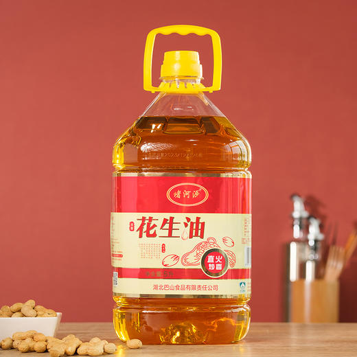 巴山堵河源 浓香小榨花生油 5L/壶 商品图2