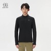 KL秋冬新款男士华夫格内里抓绒面料半拉链吸湿 排汗抗菌长袖T恤 商品缩略图5