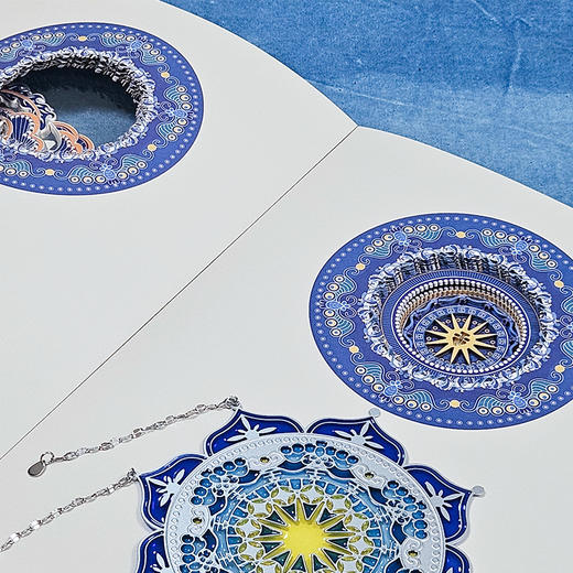 水族铜鼓鱼纹纸雕本 商品图2