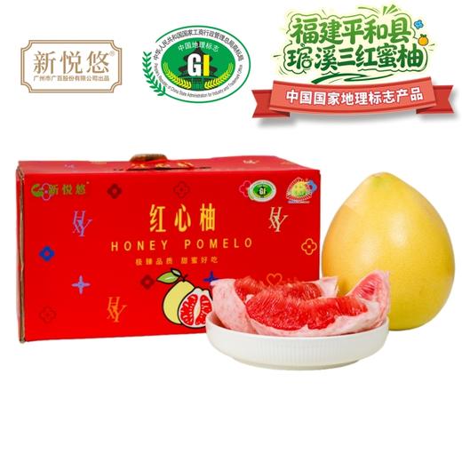 【快递】福建平和琯溪 三红蜜柚 5斤礼盒装 商品图0
