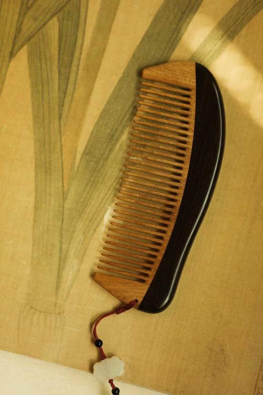 紫光檀x金丝楠【云悦】木梳 商品图4