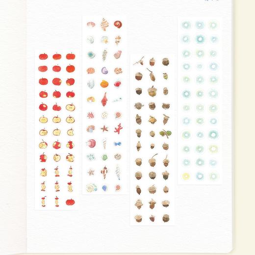 小方堂 四时轨迹 打卡便签内页和纸模切贴纸卷 商品图1