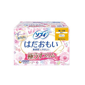 苏菲34片温柔肌极薄日用卫生巾17.5cm