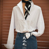 【预售7天】良木礼翻领白衬衫（Q2591631） 商品缩略图1