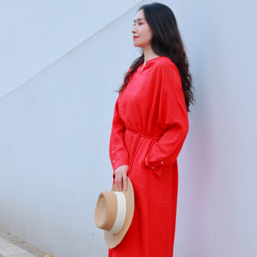 【抖音专属】新中式连衣裙（25707070-丹罽） 商品图4