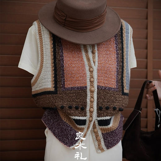 【预售7天】良木礼山羊绒马甲（Q91839） 商品图1