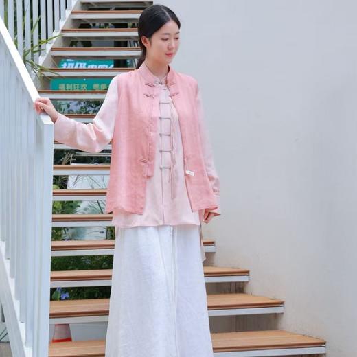 【抖音专属】流苏衬衣+马甲（24710801晨曦+23704229咸池） 商品图0
