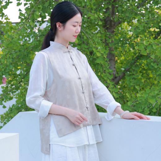 【抖音专属】新中式马甲(25704018-赤璋) 商品图3