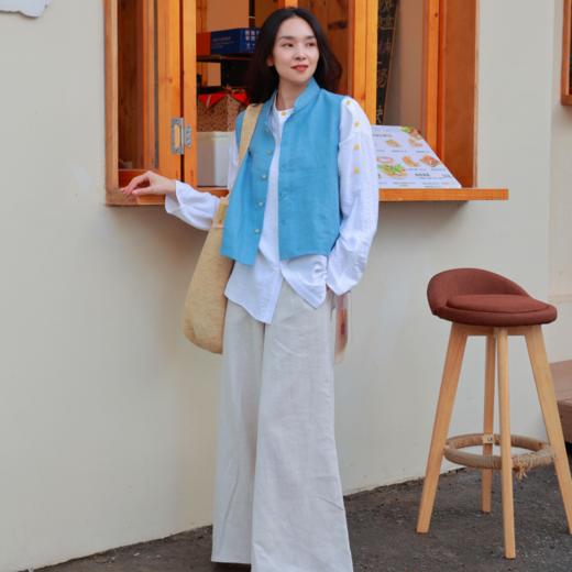 【线上专属】阔腿裤（24709617-蜜合） 商品图1