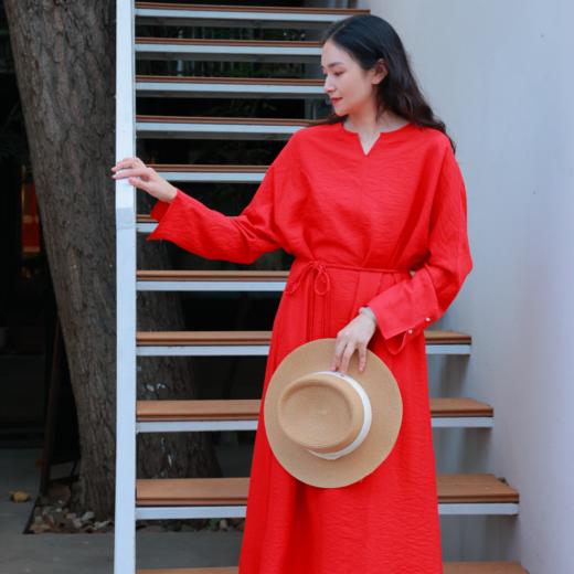 【抖音专属】新中式连衣裙（25707070-丹罽） 商品图0