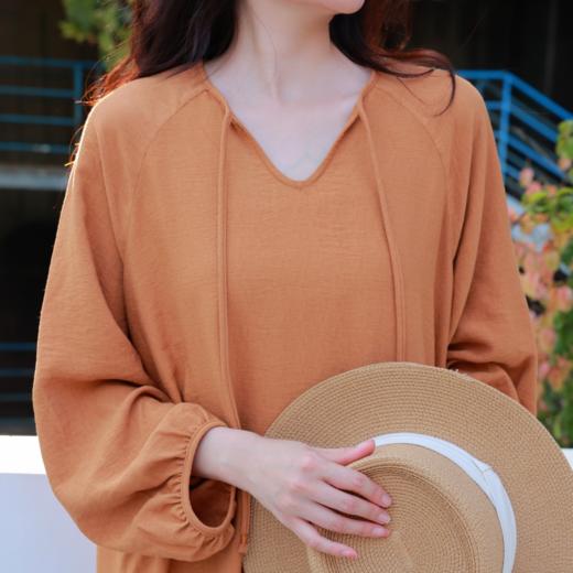 【抖音专属】新中式连衣裙（25807113-郁金裙） 商品图4