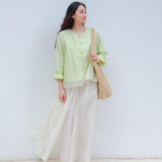 【抖音专属】中式小衫（24710830-少艾） 商品图0