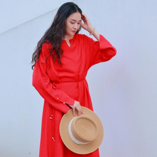 【抖音专属】新中式连衣裙（25707070-丹罽） 商品图1