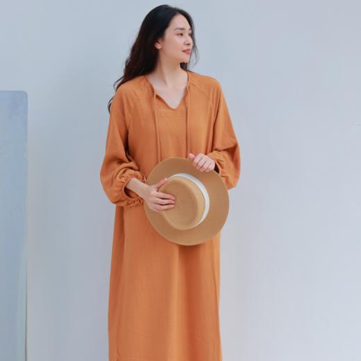 【抖音专属】新中式连衣裙（25807113-郁金裙） 商品图0