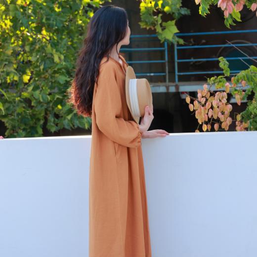 【抖音专属】新中式连衣裙（25807113-郁金裙） 商品图2