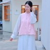 【抖音专属】中式马甲+立领小衫（24704859+24710207b）海天霞+山矾 商品缩略图1