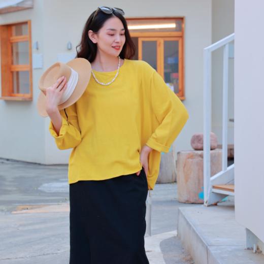 【抖音专属】新中式上衣（25808114-缃叶） 商品图0