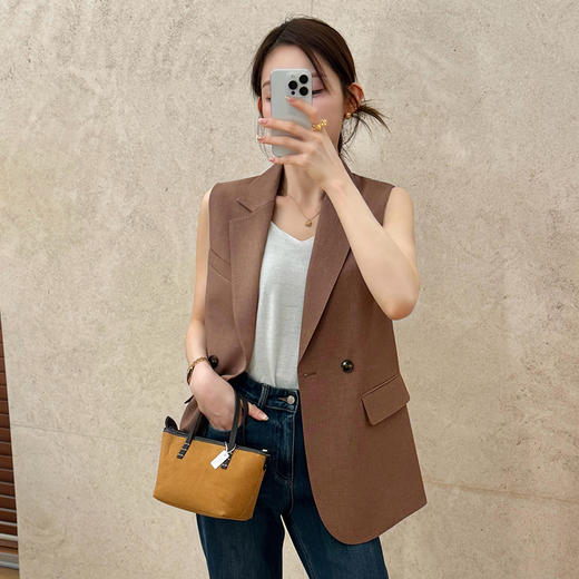 【部分现货】良木礼醋酸马甲（Q2591442） 商品图0