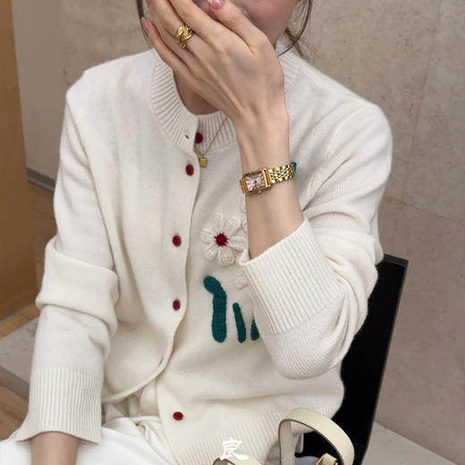 【不退不换】良木礼山羊绒开衫（Q2592457） 商品图2