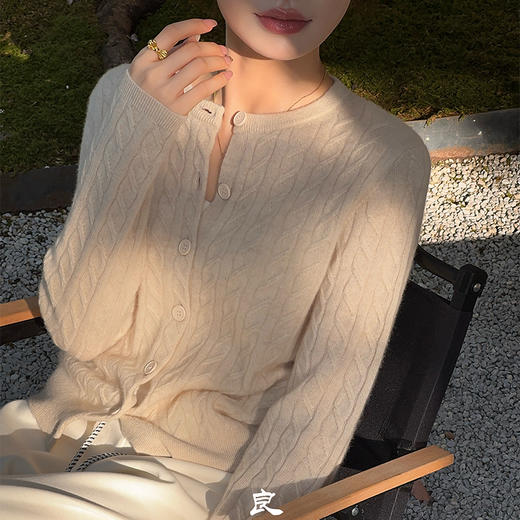 良木礼山羊绒开衫（Q2584523） 商品图7