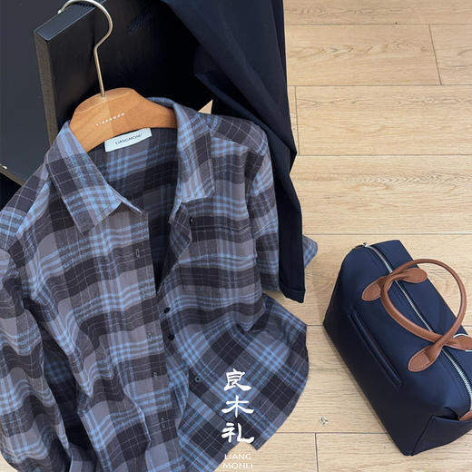 【预售7天】良木礼格子衬衫（Q259103） 商品图4