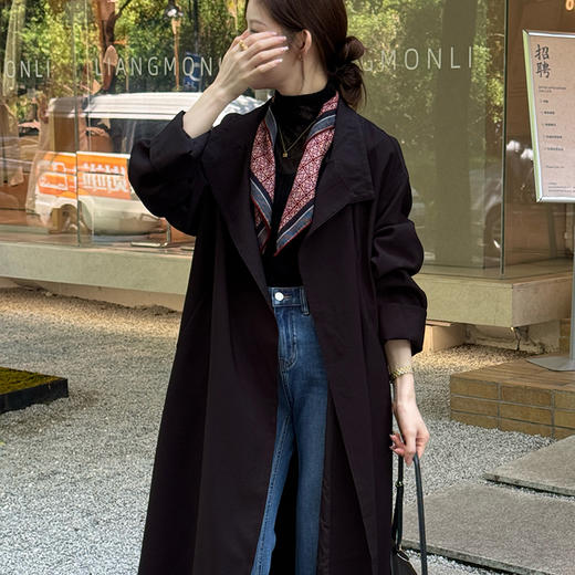 良木礼立领风衣（Q2591813） 商品图1