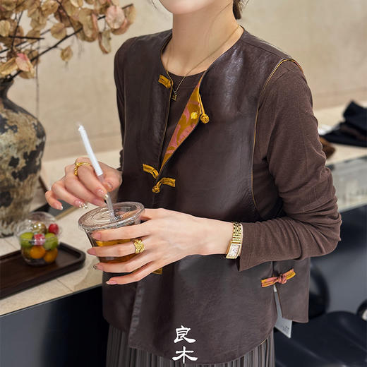 良木礼绵羊皮马甲（Q2584118） 商品图0