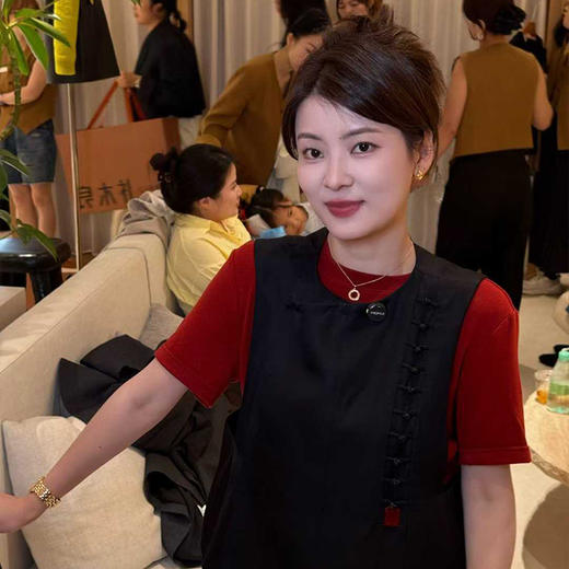 【不退不换】【预售7天】良木礼丝麻国风马甲（Q2510601） 商品图1