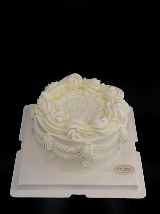 简约纯白蛋糕 商品图0