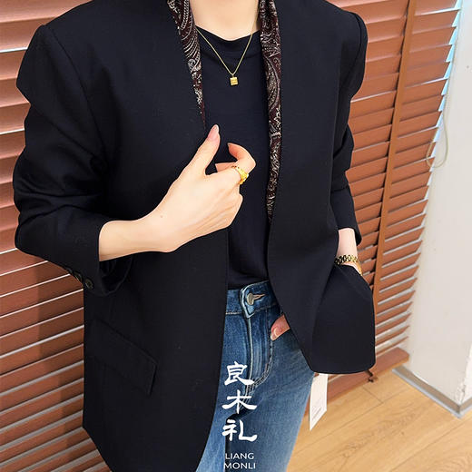 良木礼羊毛V领外套（Q2591435） 商品图1