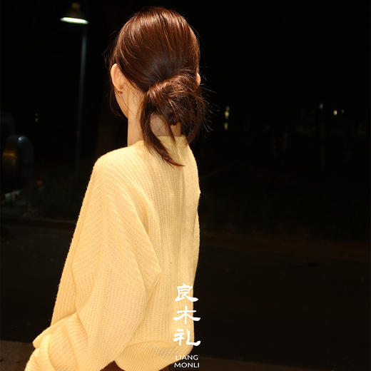 【特价不退不换】【预售7天】良木礼山羊绒真丝开衫（Q2592250） 商品图8