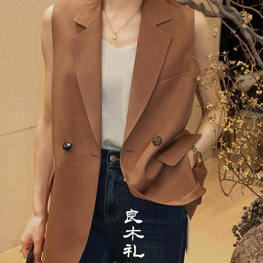 【部分现货】良木礼醋酸马甲（Q2591442） 商品图2