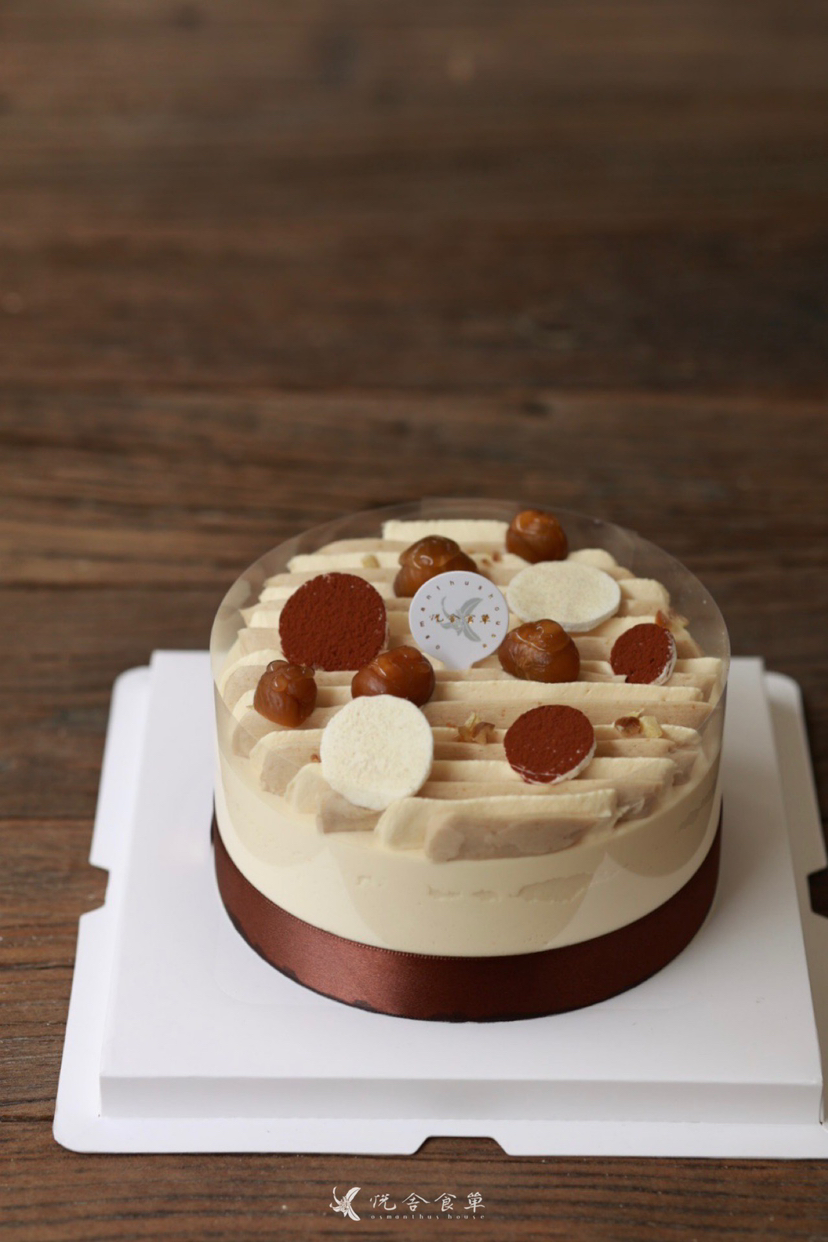 手作栗子泥蛋糕