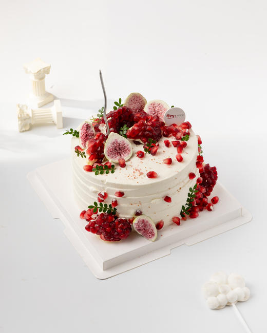秋风石榴生日蛋糕（百分百进口动物奶油） 商品图1