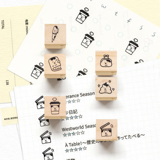 小方堂  有贵 枫木橡胶 手帐可爱日程打卡记录 商品图0