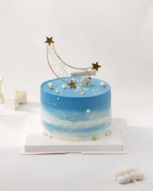 蓝色星辰 生日蛋糕 商品图0