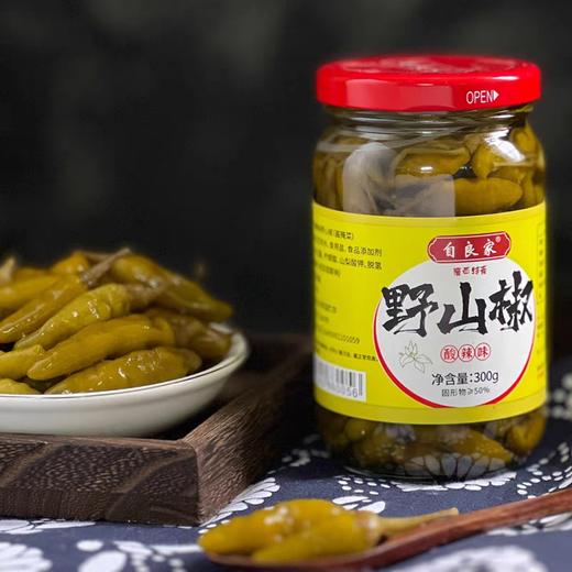 自良家酸辣野山椒 300g/瓶 商品图0