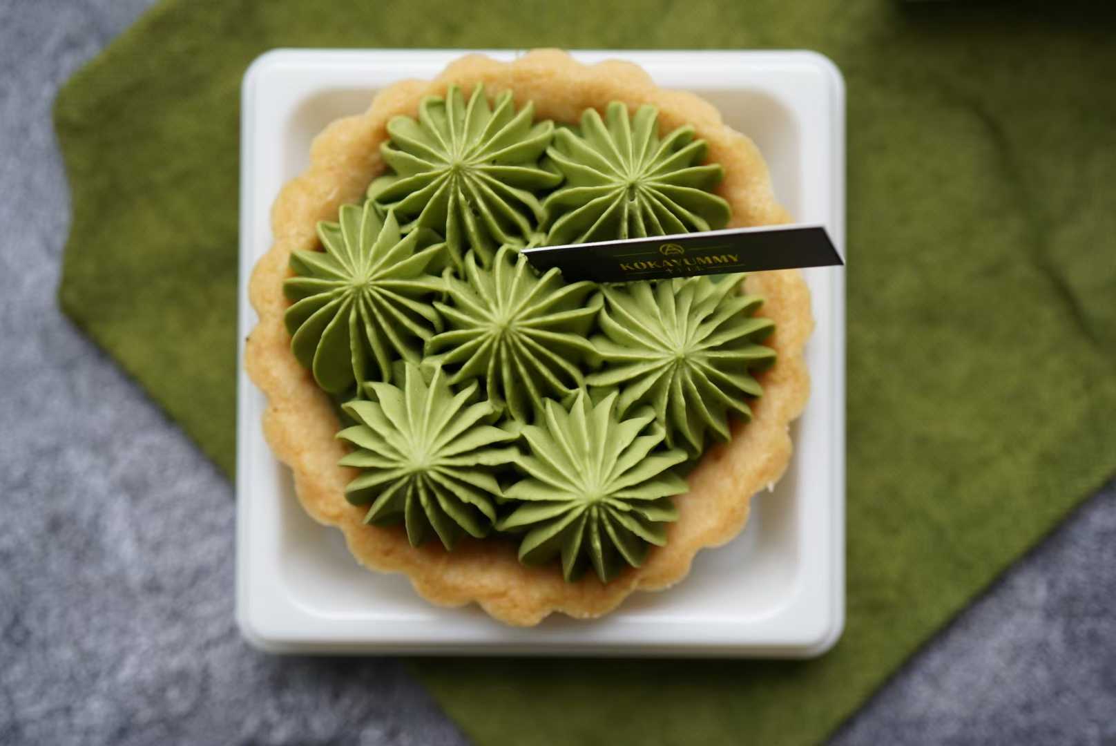 抹茶塔---抹茶浓郁，犹如置身春天的茶园。（约50克）