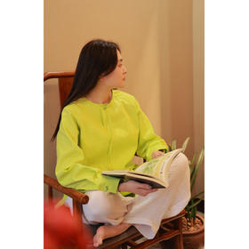 【抖音专属】开襟小衫+小脚裤（24710216翠樽+24709685山矾）