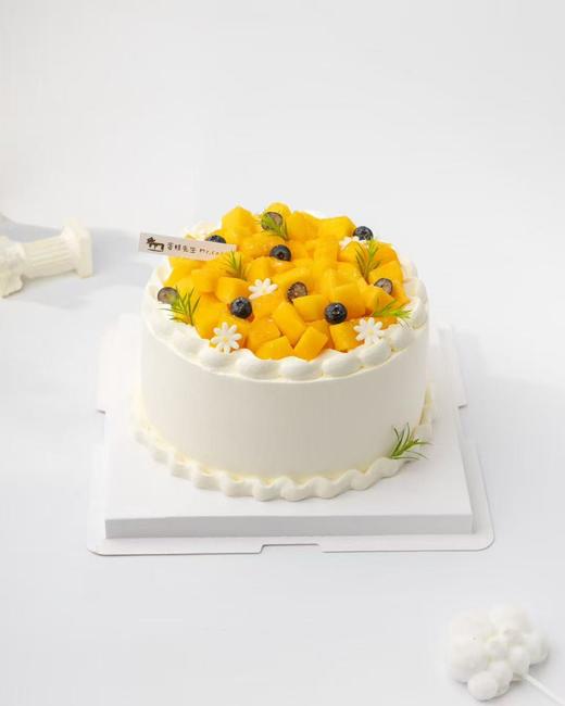 芒果恋人 水果生日蛋糕 商品图0