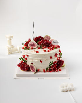 秋风石榴生日蛋糕（百分百进口动物奶油）