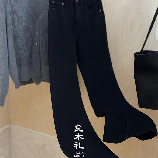 【预售7天】良木礼微喇牛仔裤（Q258346） 商品图4