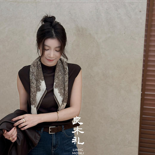 【预售7天】良木礼羊毛背心（小太阳）（Q2592464） 商品图4